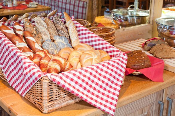 Frühstücksbuffet im Apparthotel Kirchgasser in Obertauern