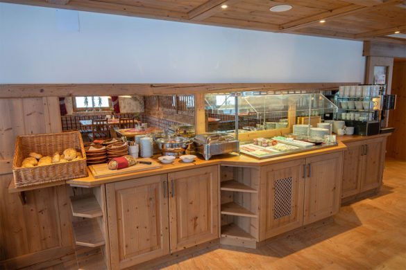 Frühstücksbuffet im Apparthotel Kirchgasser in Obertauern