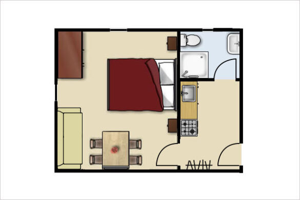 Grundriss - Schusternagerl, Ferienwohnung in Obertauern, Apparthotel Kirchgasser