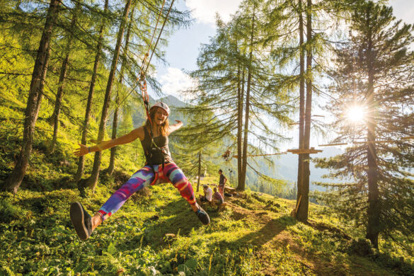 Hochseilgarten - Sommerurlaub in Obertauern